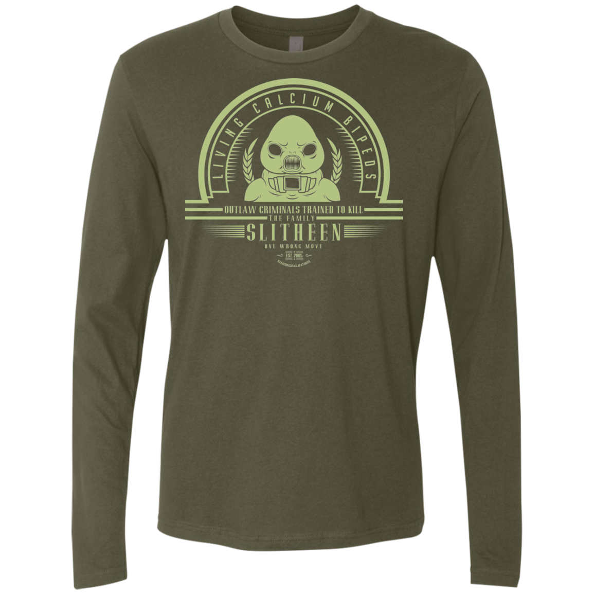 Who Villains Slitheen Men's Premium Long Sleeve