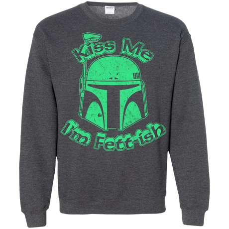 Kiss Me Im Fettish Crewneck Sweatshirt