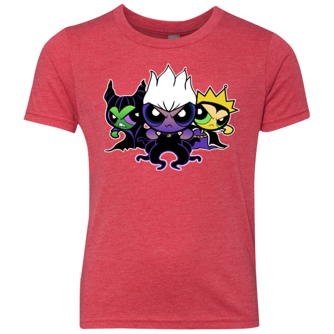 Villain Puff Girls Youth Triblend T-Shirt