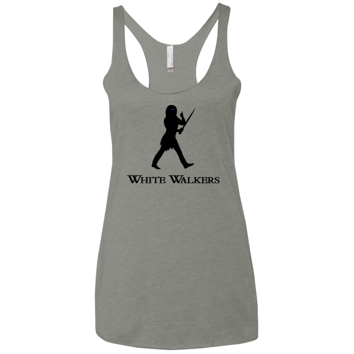 White walkers Women's Triblend Racerback Tank