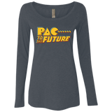 Pac to the Future Women's Triblend Long Sleeve Shirt