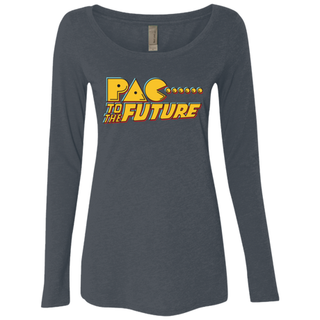 Pac to the Future Women's Triblend Long Sleeve Shirt