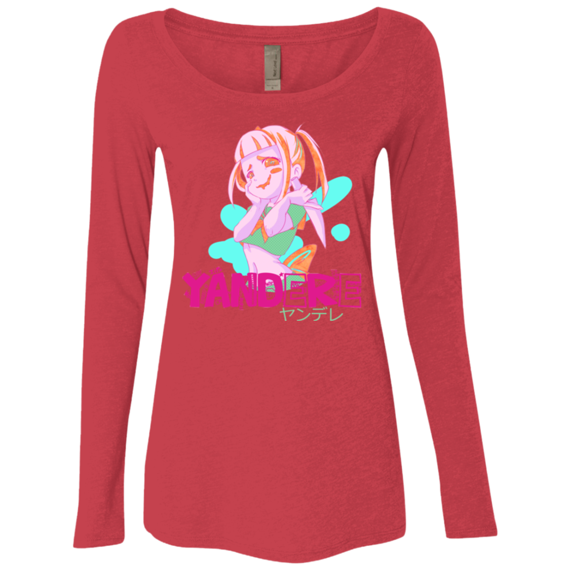 Yandere Women's Triblend Long Sleeve Shirt