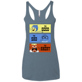 The Good, the Sad & the Angry Women's Triblend Racerback Tank