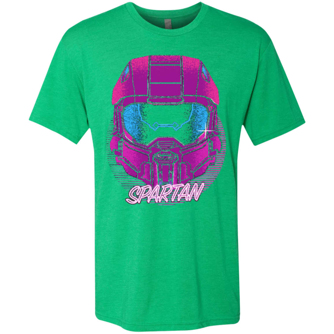 Spartan Helmet 80's Men's Triblend T-Shirt