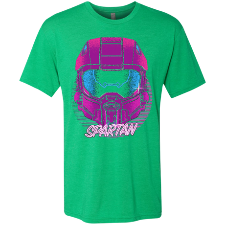 Spartan Helmet 80's Men's Triblend T-Shirt