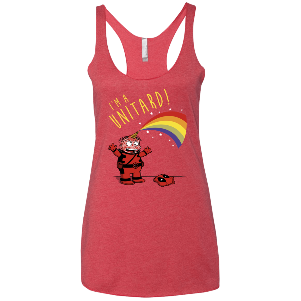 unitard-Raffiti Women's Triblend Racerback Tank