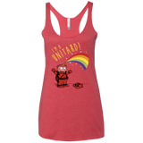 unitard-Raffiti Women's Triblend Racerback Tank