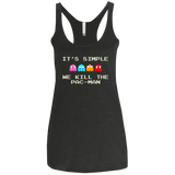 Pacmanok Women's Triblend Racerback Tank