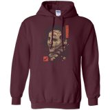 Oni Leather Mask Pullover Hoodie