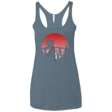 Stray dog mugan Women's Triblend Racerback Tank