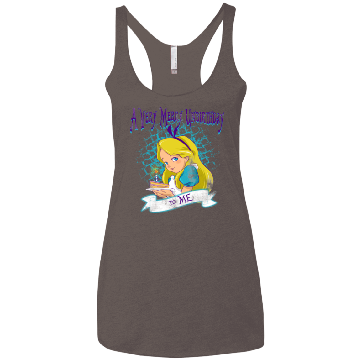 A Very Merry Un-Birthday Women's Triblend Racerback Tank