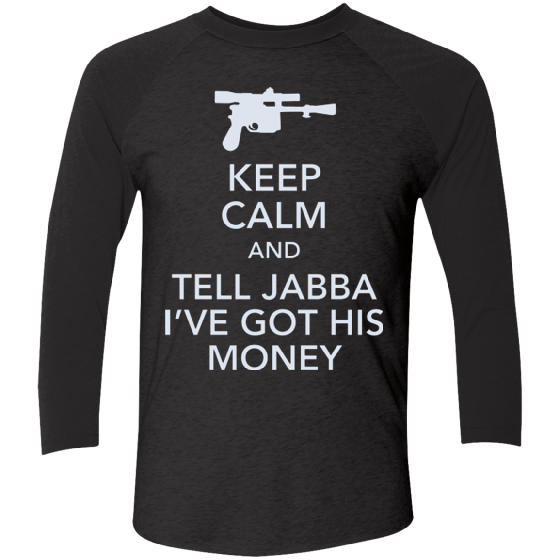 Tell Jabba (2) Men's Triblend 3/4 Sleeve