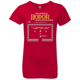 The Legend of Hodor Girls Premium T-Shirt