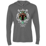 Mandalorian Warrior Triblend Long Sleeve Hoodie Tee