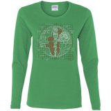 Death Star Plan Women's Long Sleeve T-Shirt