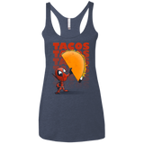 Tacos Women's Triblend Racerback Tank