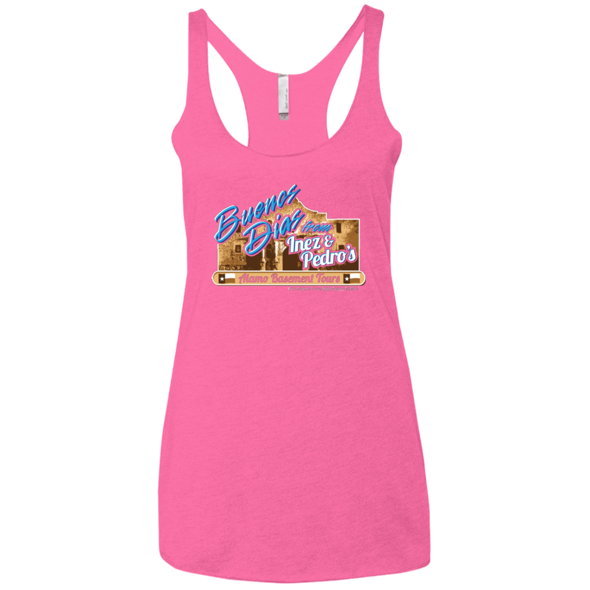 Alamo Basement Women's Triblend Racerback Tank