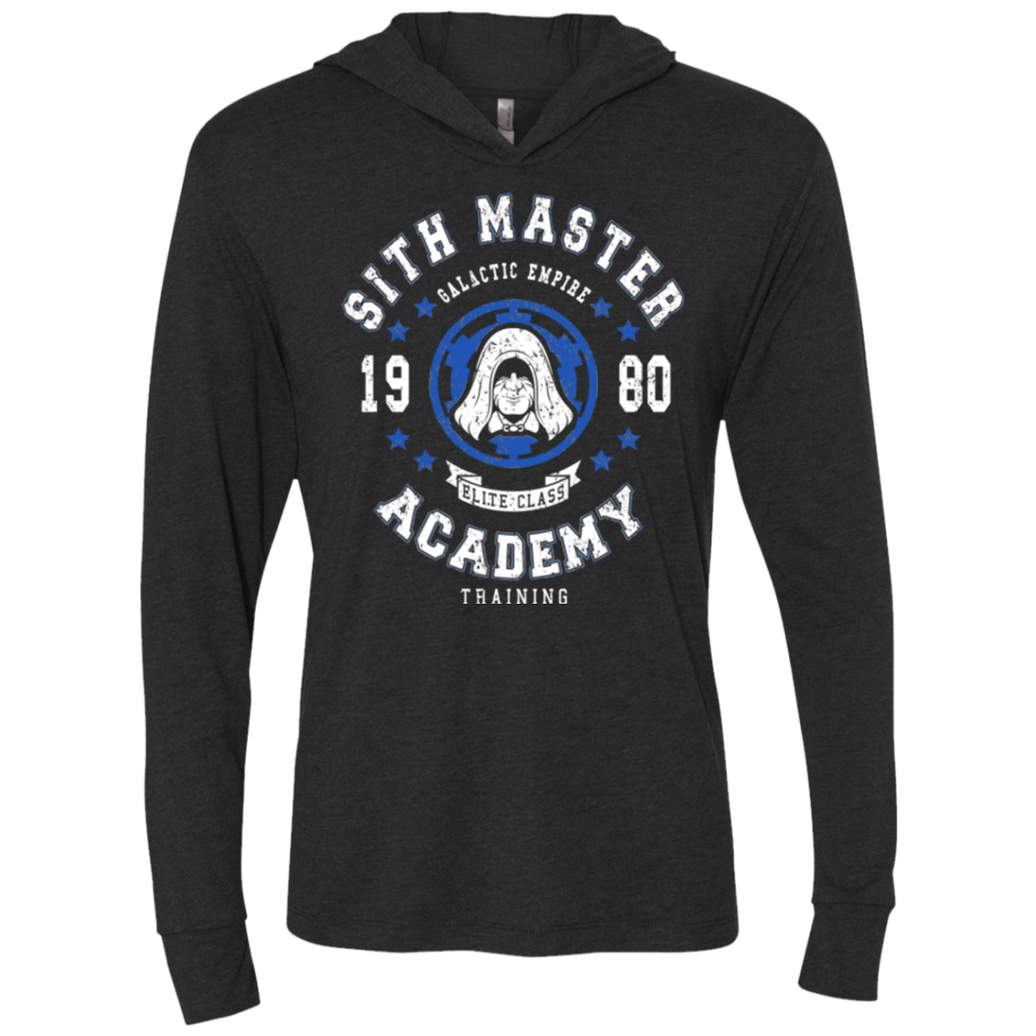 Sith Master Academy 80 Triblend Long Sleeve Hoodie Tee
