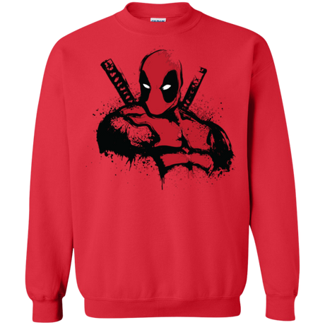 The Merc in Red Crewneck Sweatshirt