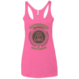 Earthbending university Women's Triblend Racerback Tank