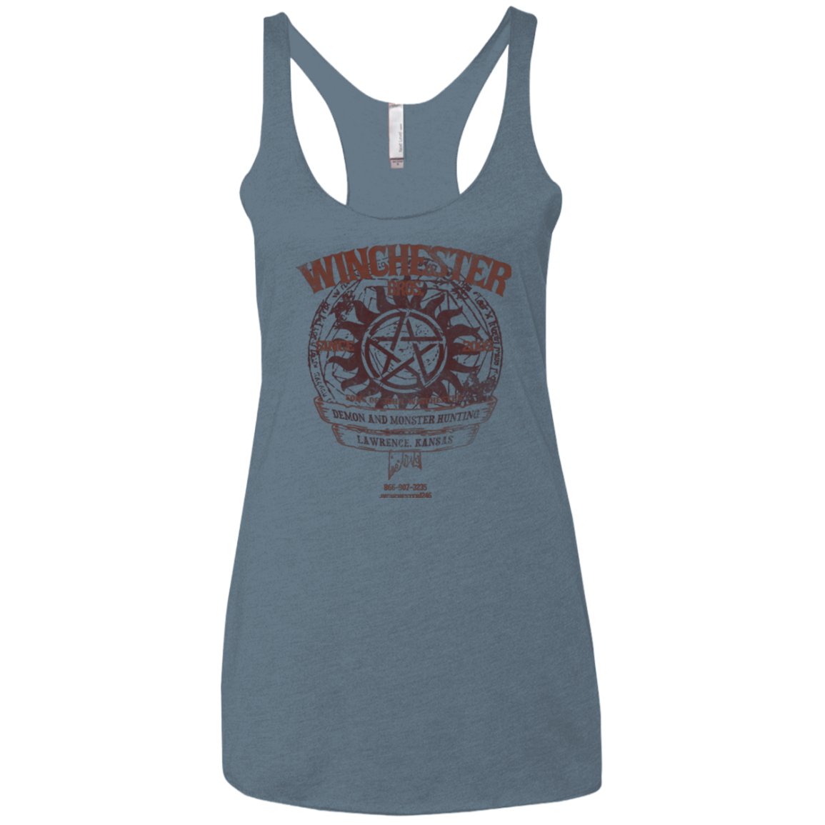 Winchester Bros Women's Triblend Racerback Tank