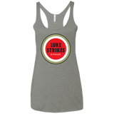 Luke Strikes Women's Triblend Racerback Tank