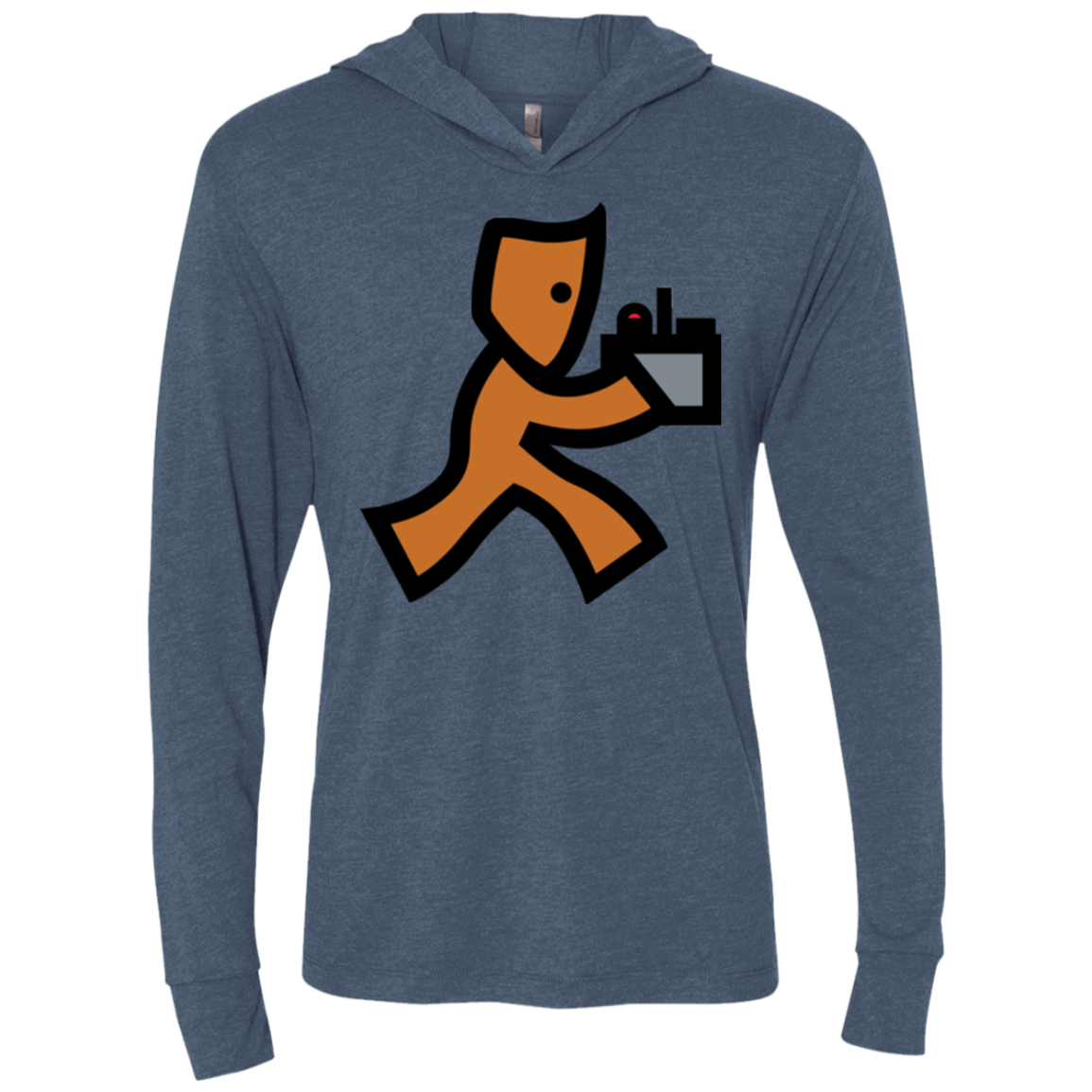 RUN Triblend Long Sleeve Hoodie Tee