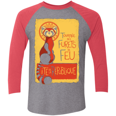 Les Furets de Feu Triblend 3/4 Sleeve