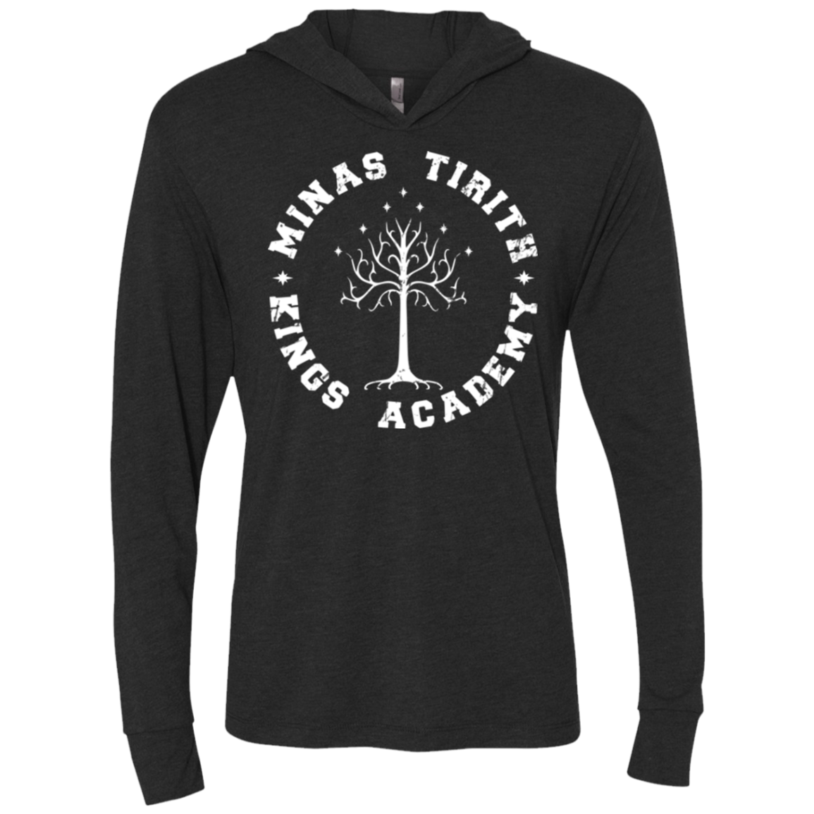 Kings Academy Triblend Long Sleeve Hoodie Tee