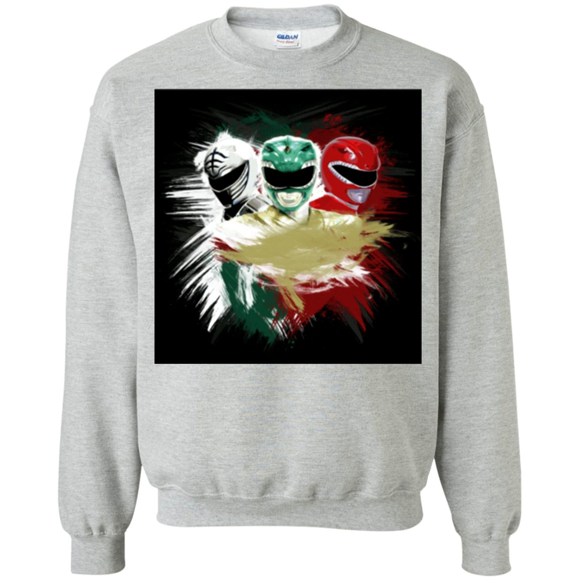 White Green Red Crewneck Sweatshirt