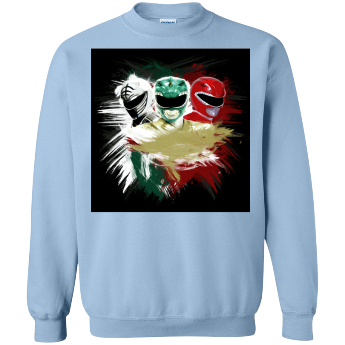 White Green Red Crewneck Sweatshirt