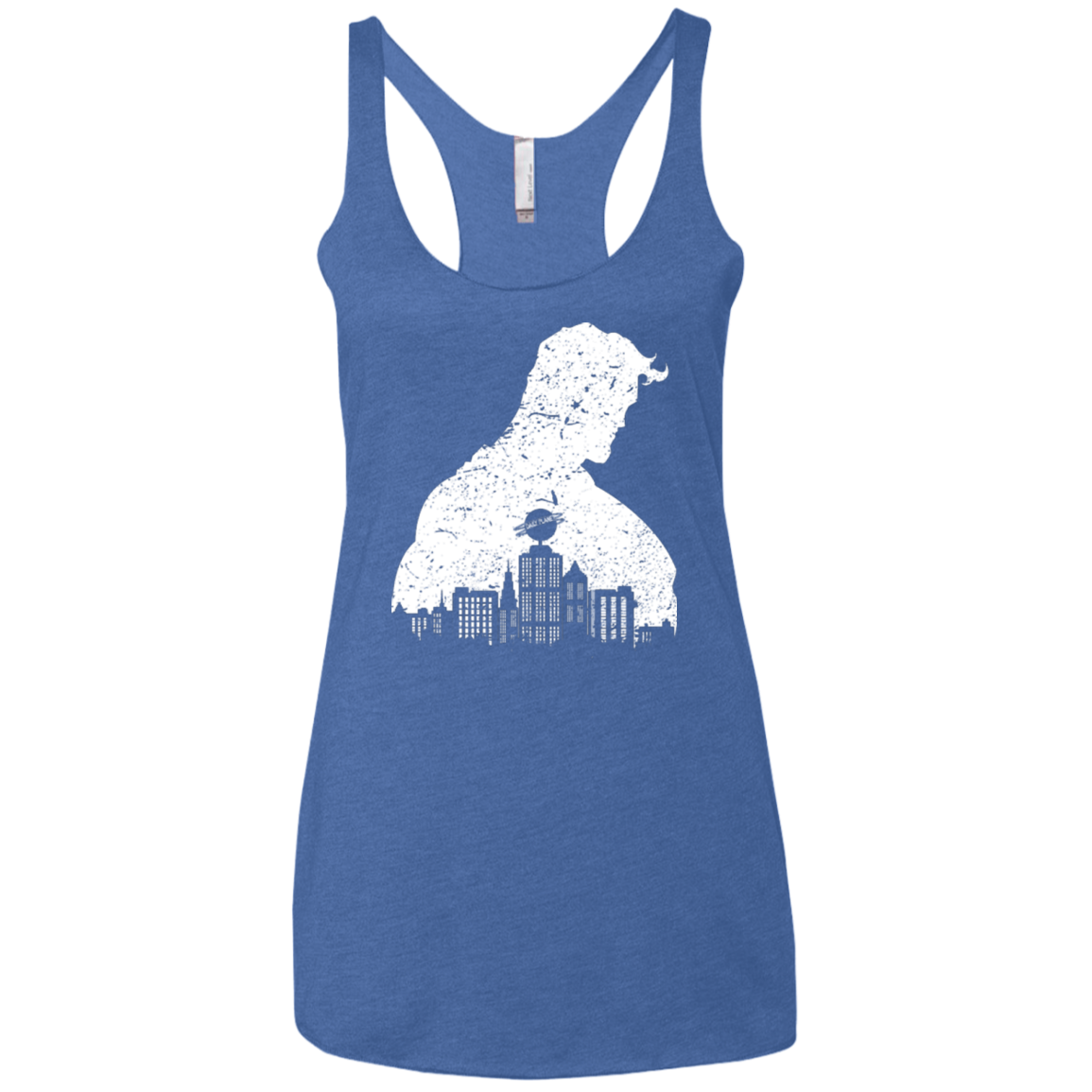 Metropolis Shadow Women's Triblend Racerback Tank