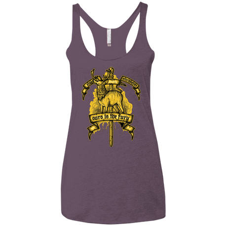 OURS IS THE FURY Women's Triblend Racerback Tank