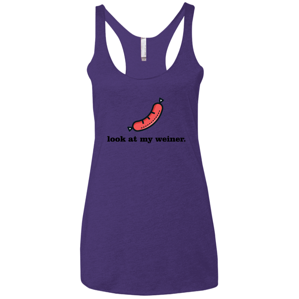 Weiner Women's Triblend Racerback Tank