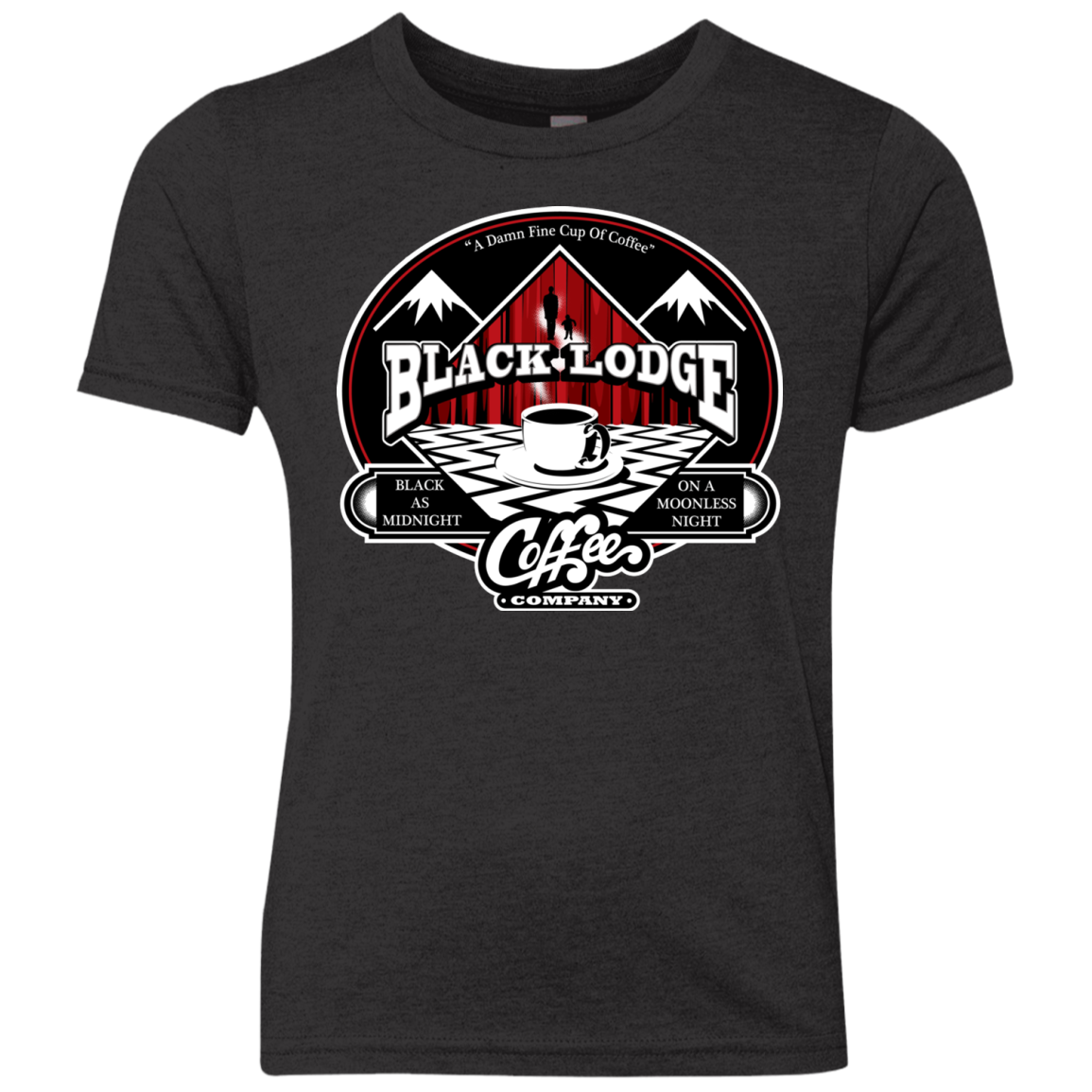 Black Lodge Coffee Company Youth Triblend T-Shirt