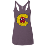 Poly Pac Man Women's Triblend Racerback Tank