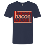 Bacon-Bacon-Bacon Men's Premium V-Neck