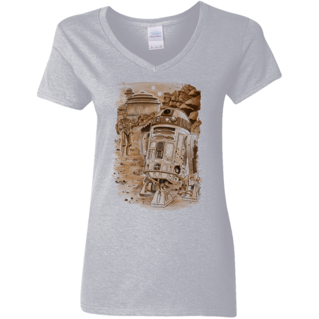 Mission to jabba palace Women's V-Neck T-Shirt