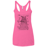 Dalek Plan Women's Triblend Racerback Tank