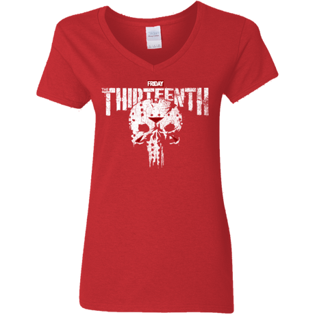 Punish The Campers Women's V-Neck T-Shirt