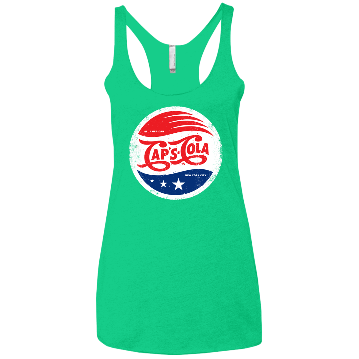 Caps Cola Women's Triblend Racerback Tank