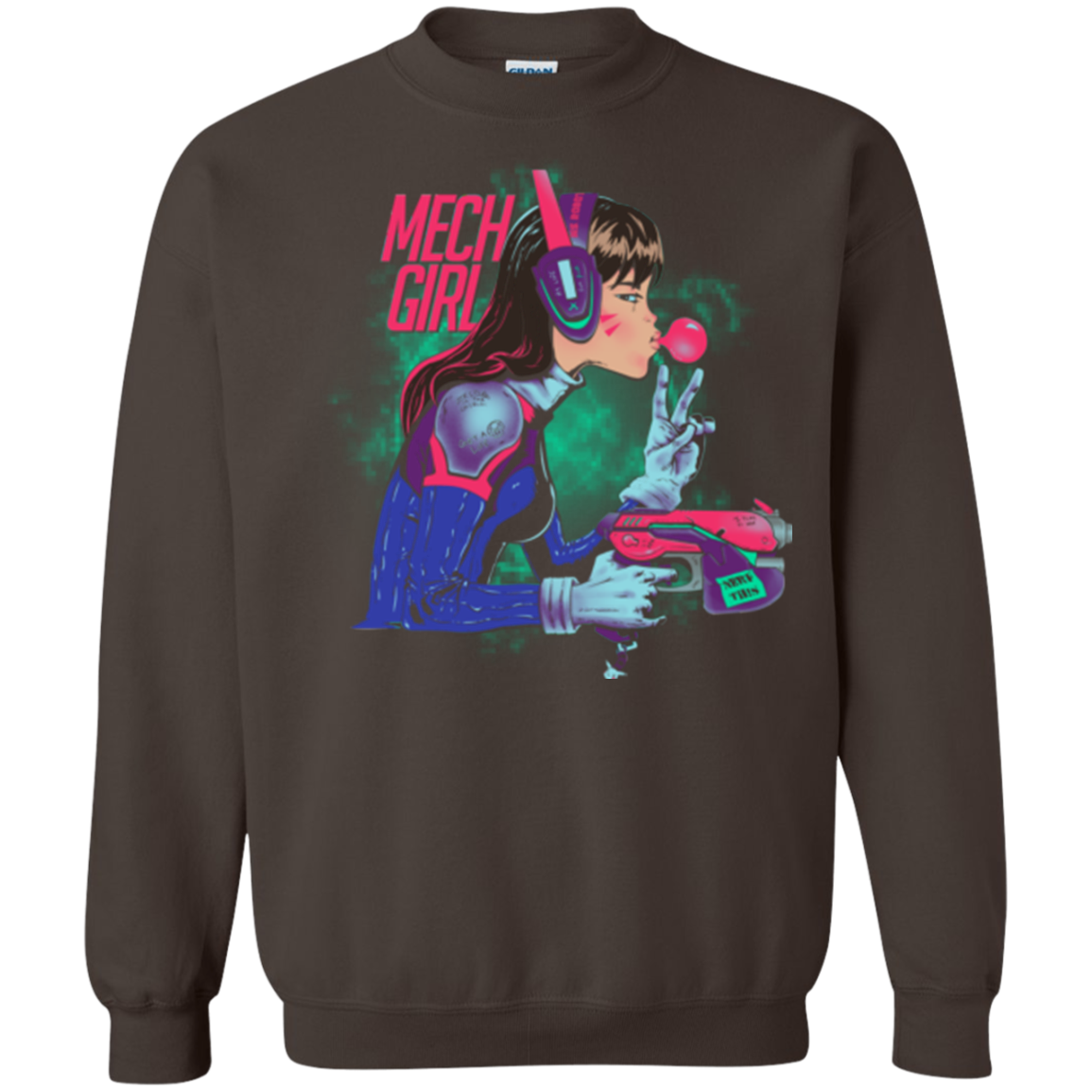 Mech Girl Crewneck Sweatshirt