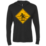 Cactuar Crossing Triblend Long Sleeve Hoodie Tee