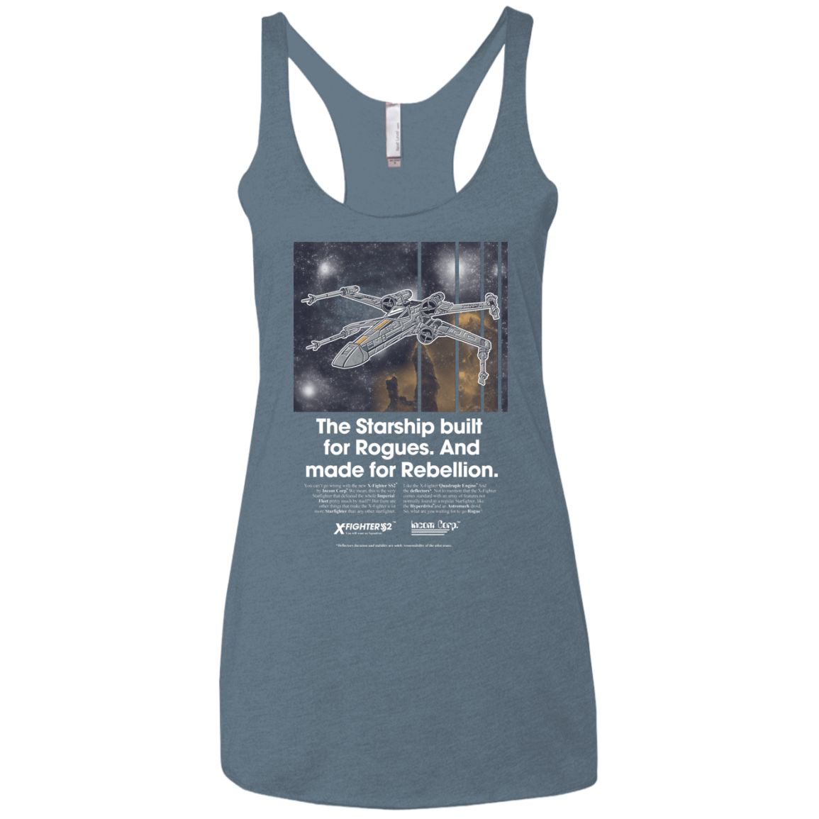 X-Fighter Women's Triblend Racerback Tank