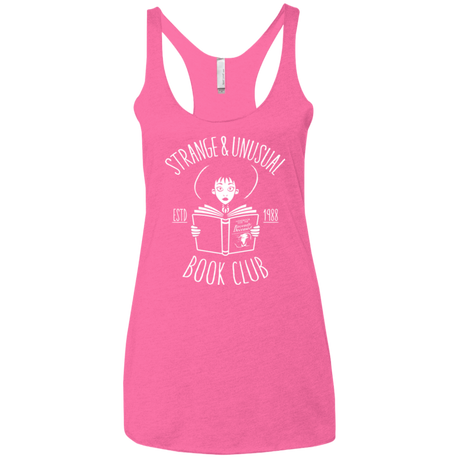 Unusual Book Club Women's Triblend Racerback Tank