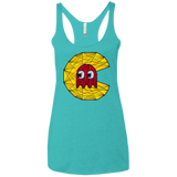 Poly Pac Man Women's Triblend Racerback Tank