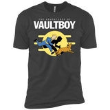 Boy and his dog Men's Premium T-Shirt