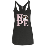 All You Need is NOPE Women's Triblend Racerback Tank