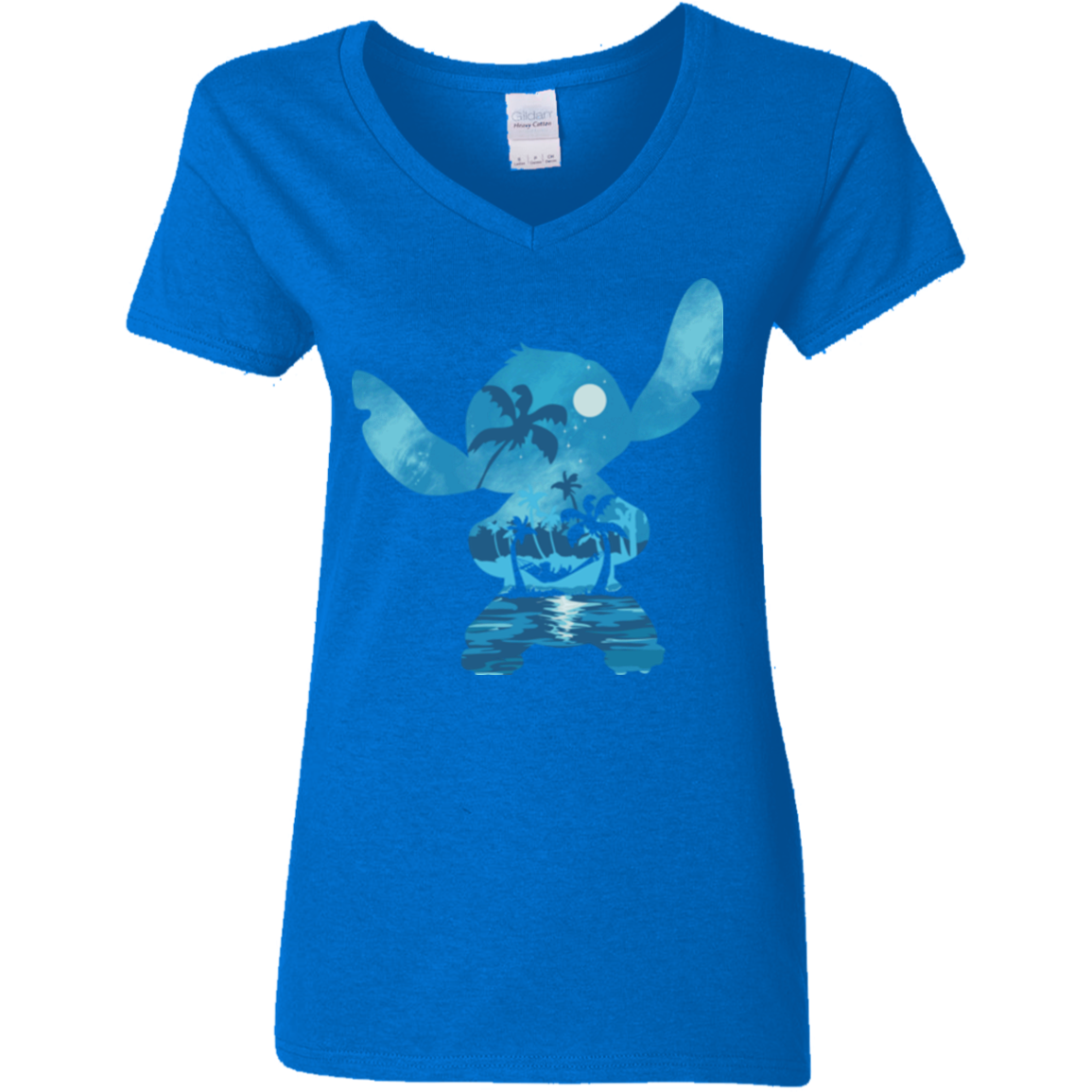 Ohana Portrait Women's V-Neck T-Shirt